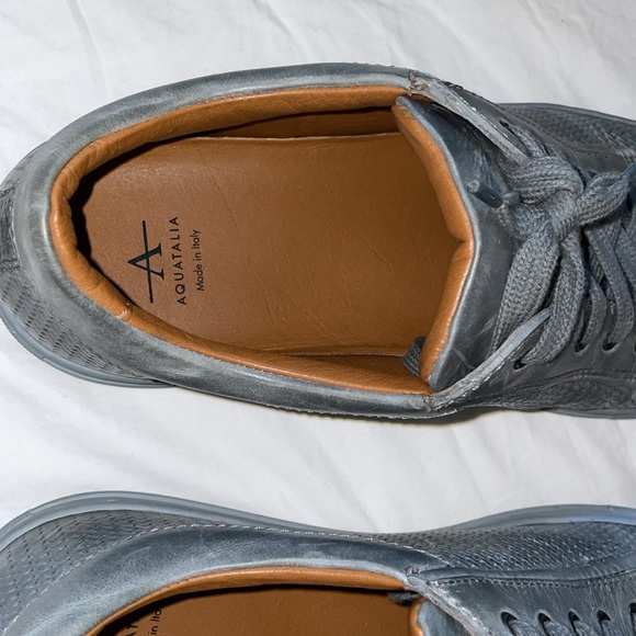 Aquatalia Alaric Leather Sneaker - Picture 5 of 7